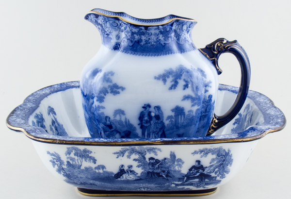 Ewer and Bowl c1900s